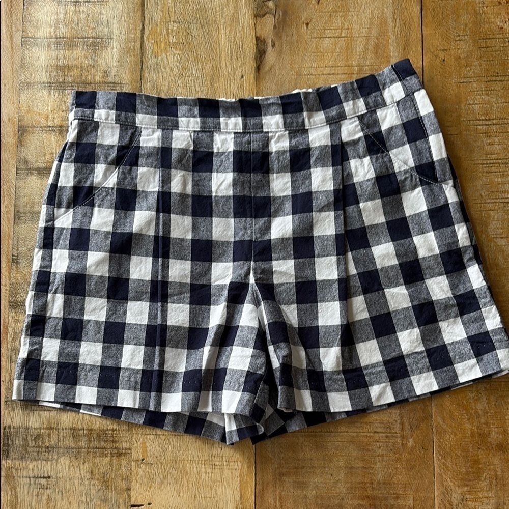 Janie and Jack Girls Gingham Shorts size 10